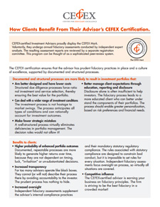 How Clients Benefit From Their Advisor's CEFEX Certification